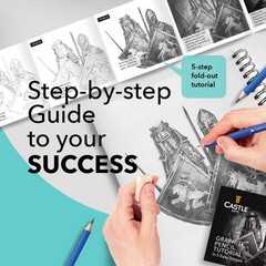 Premium Sketch Books 9in x 12in | Double Sketch Pad Pack | 200 Sheets of Qual…