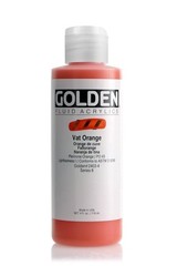 Fluid Acrylic Paint 4 Ounce Bottle Vat Orange 24034 Craft Art Supplies Tool
