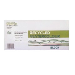 Seawhite of Brighton Recycled Watercolour Paper Block 14 x 30cm