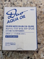 Holbein Duo Aqua Oil Water Soluble Oil Colors No 9 Size 1 Tube DU219 Orange 40ml