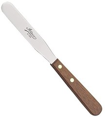 Small S/S 4-1/4″ Spatula w/ Wood Handle