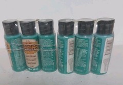 Leather Studio Set of 6 – 2 fl oz Acrylic Shoe Paint- AQUA #71437