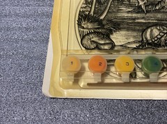 1996 Craft House Etched Sun Catcher Paint By Number kit. #38831 South Seas
