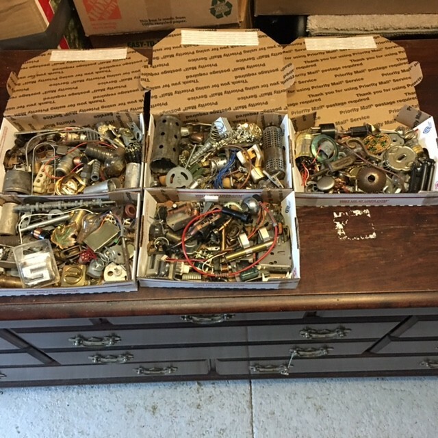 2 pounds “Steampunk Parts for Artist”- assorted smalls – clean bulk-TY7