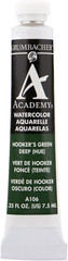 Academy Watercolor Paint, 7.5Ml/0.25 Oz., Hooker’S Green Deep Hue (A106)