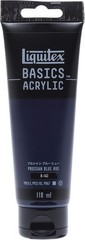 Acrylic Paint Liquitex Basics Prussian Bluhue 4oz Water Resistant Quick Dry Tube