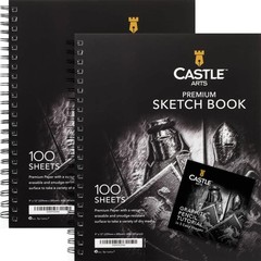 Versatile Sketch Pad 9×12 | 200 Smooth 90gsm Acid-Free Sheets for Every Artist