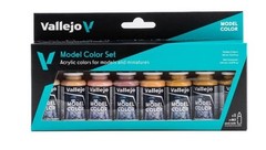 Vallejo Face/Skin Colors Paint Set 8-Colors 17ml