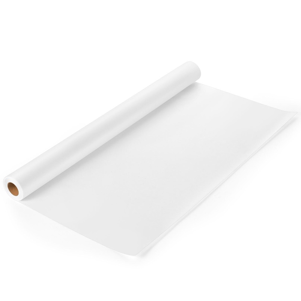 Tracing Roll 24in x 50yd, White Trace Pattern Translucent Tracing for Sewing,…