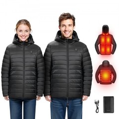 Heated Jacket for Women with 7.4V Battery, Soft Shell Electric Heating Coat,…
