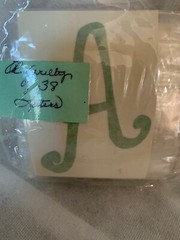 Vinyl letters -green- 39 – 3 1/2 inch