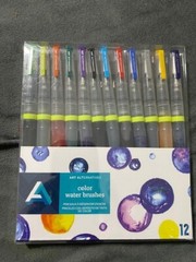 Art Alternatives Waterbrush 12-Color Set, Multicolor