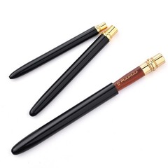 Travel Watercolor Brushes, Fuumuui 3Pcs Plein Air Elegant Medium, Black-3pcs