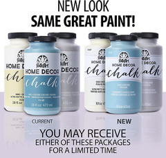 Home Decor Chalk Furniture & Acrylic Craft Paint in Assorted Colors, 16 Ounce, R
