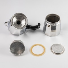 Aluminium Filter Replacement 56x48x3mm for 3-Cup Use Mocha Coffee Maker Pot