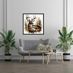 Paint by Numbers Kit for Adults Beginner,Deer Easy Paint by Number Kits Canva…