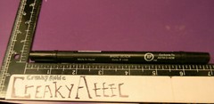 STAMPIN UP BASIC BLACK 1 MARKER DYE WATER BASED INK RETIRED #487 CREAKYATTIC