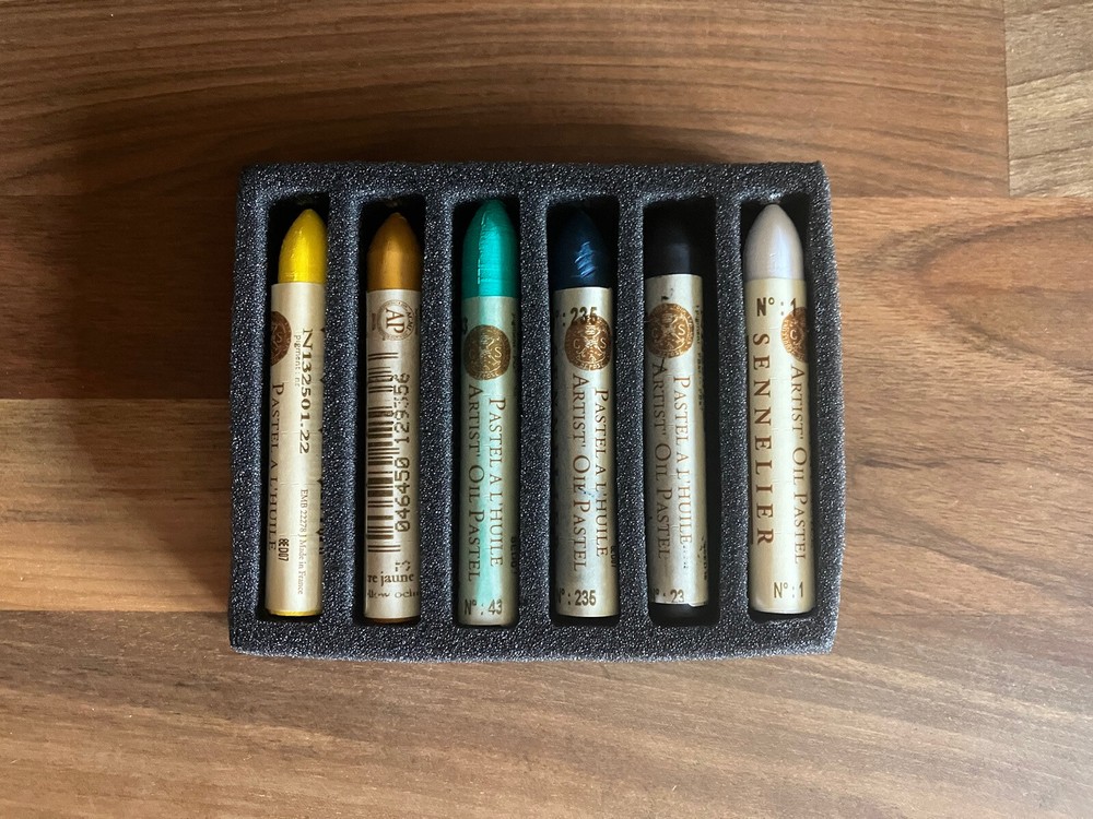 Sennelier Artists Oil Pastel Set Of 6 Assorted