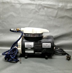 Badger Air Brush Oilless Diaphragm Compressor 180-11 HZ60 115V Works!