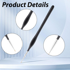6PCS Detail Paint Brushes, Professional Fine Tip Paint Thin Miniature Brush, Sma