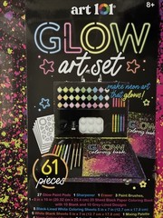 Art 101 Glow & Neon Drawing/Painting Art Set, 61pcs, – Sealed