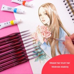 1 Set Fiber Triangle Rod Fine Art Line Drawing Color Oil Brush Line Creative DIY
