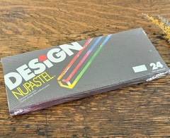 Vintage Design NuPastel Unopened 24 Color Pastel Set, Firm Color Sticks NOS NIB