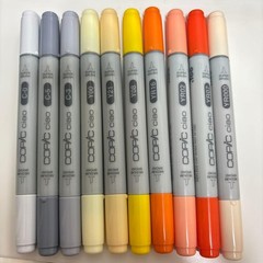 Copic Ciao 10 pieces set C Y YR