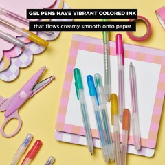 Gelly Roll Retractable Gel Pens Colored – Opaque Color Set – Medium Point Ink…