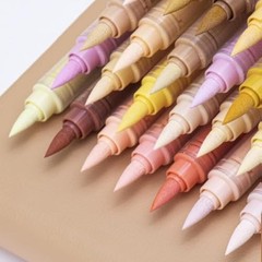 24 Skin Tone Acrylic Paint Art Markers – 1 Pack – 24 Colors – SkinTone