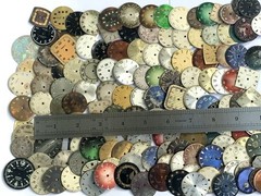 Lot of 150 pcs Wrist Watch Metal dials for Altered Art, Steampunk WD# 07