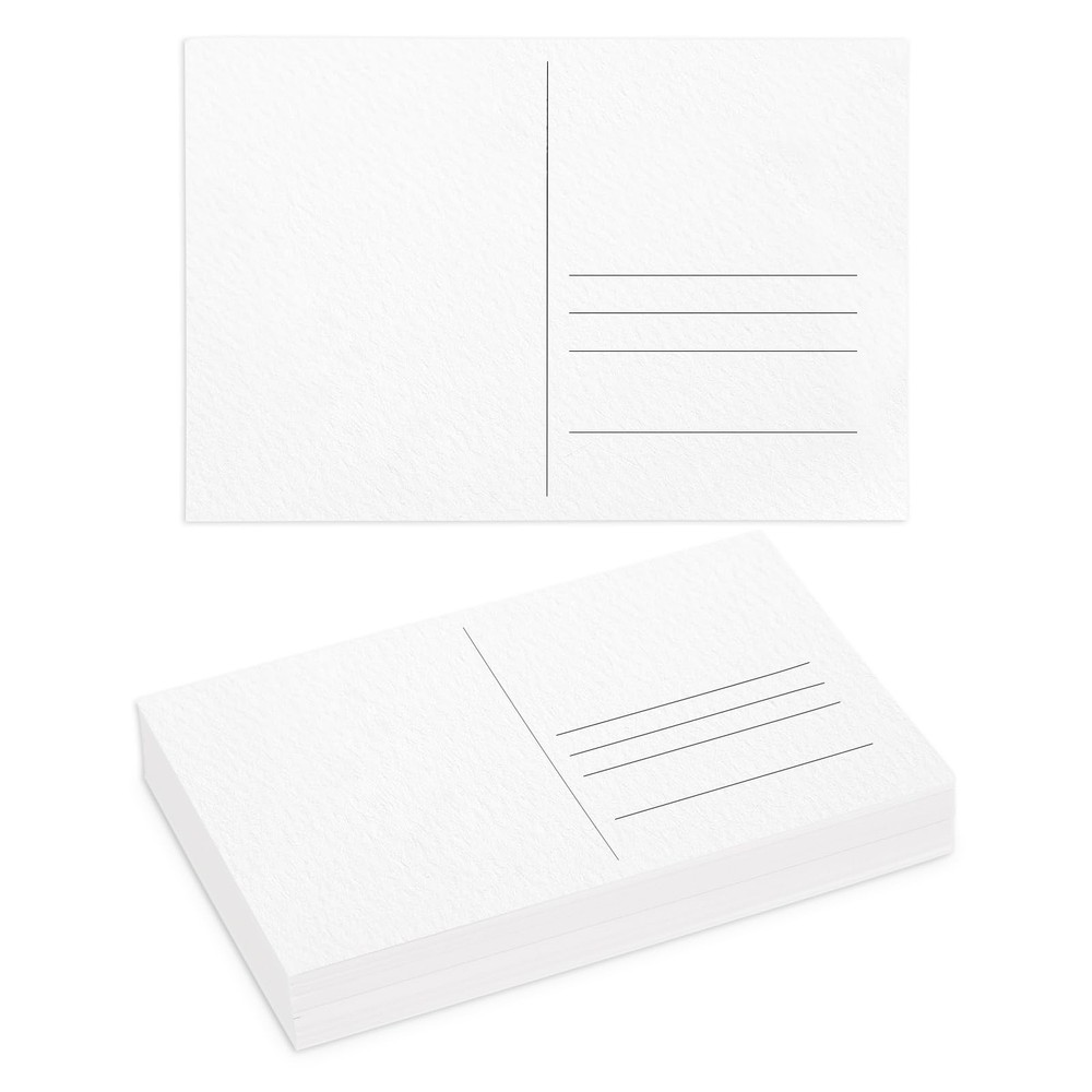 50 Pieces Watercolor Postcards, 100% Cotton 140lb/300gsm Blank Postcards 4×6 …