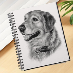 8.5X11Inches Hardbound Sketch Book, Spiral Bound Sketch Pad, 80-Sheets 90G