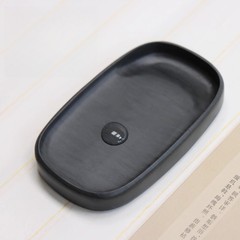 1Pc Ribbed Inkstone Runbi Original Stone Calligraphy Painting Inkstone