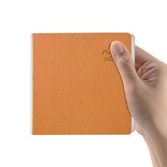 Orange Hardcover Sketchbook Square Hardbound Sketch Journal 4.7 x 4.7 Inch 42…