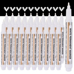 40 Pack White Acrylic Paint Markers Set | White Paint Pen for Metal, Glass, W…