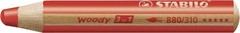 Multi-Talented Pencil woody 3 in 1 ARTY – Pack of 6 – Assorted Colors with Sh…