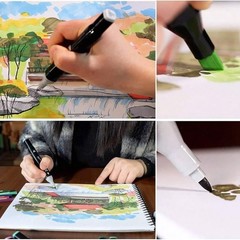Alcohol Marker Pens Set Dual Tip Art Markers 12 168 Colors Sketch Drawing Kit