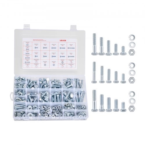 566 Pcs Bolts and Nuts Assortment Kit, Imperial Machine Screws and Flat Wash…