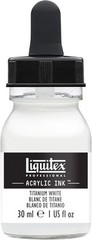 Liquitex Professional Acrylic Ink, 1-oz (30ml) Jar, 1 fl oz, Titanium White