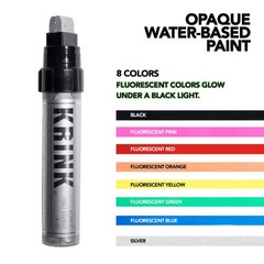 Krink K-55 Silver Paint Marker – Vibrant and Opaque Art Acrylic Paint Pens fo…