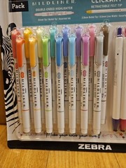 Zebra Creative Notetaking Set. Mildliner/ClickArt/Sarasa Mark On “23 Pack”.