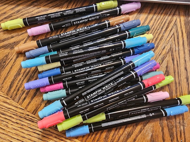 Stampin’ UP! Stampin’ Write Markers NEW Style BULLET END/BRUSH END choose Color