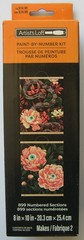 Artist’s Loft Paint-By-Number Halloween EYEBALL FLOWERS 8″ x 10″ 2 pictures NIB