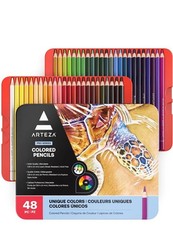 COLORED PENCILS for Drawing Art Sketching Shading Coloring 48 Colors ARTEZA