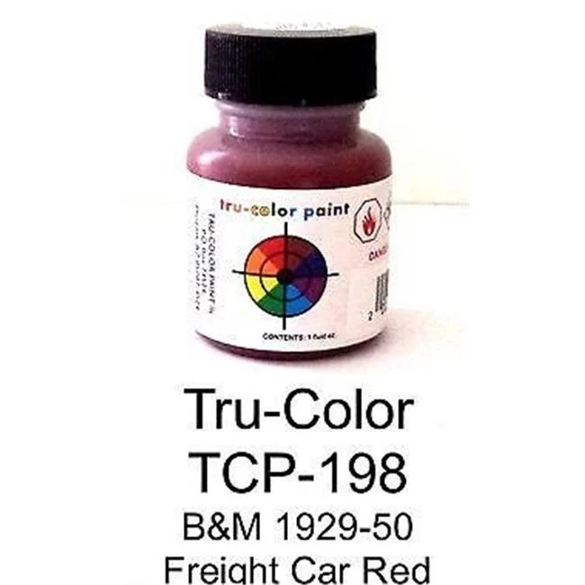 Tru-Color Paint TCP198 Freight Car Red Boston & Maine 1925 – 1950