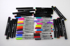 Limited Ed Sharpies Fine Ultra Fine Permanent Markers Studio Series Markers Lot