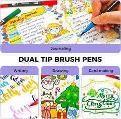 Washable & Non-Toxic 36 Color Marker Set for Sketching, Writing, and More