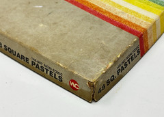Vintage Weber Costello Alphacolor 48 Square Sticks Pastels in Original Box
