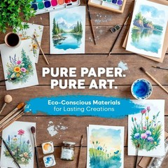 Watercolor Paper Pad 5×7 Inch 140lb Cotton Cold Pressed Art Supplies for